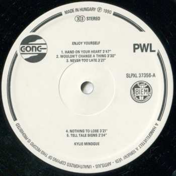 LP Kylie Minogue: Enjoy Yourself