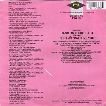 SP Kylie Minogue: Hand On Your Heart