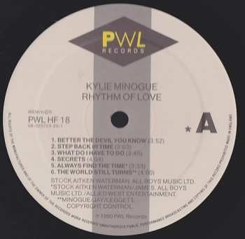 LP Kylie Minogue: Rhythm Of Love