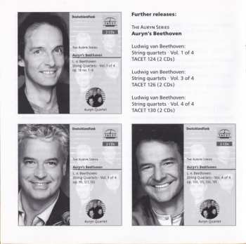 2CD Ludwig van Beethoven: Auryn's Beethoven (String Quartets ∙ Vol. 2 Of 4 Op. 59 No. 1 – 3, Op. 74)