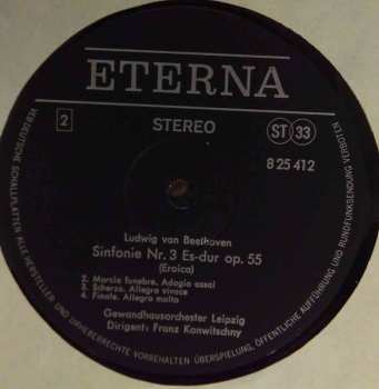 LP Ludwig van Beethoven: Sinfonie Nr. 3 Es-dur Op. 55 (Eroica)