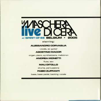 CD La Maschera Di Cera: Belgium 2005