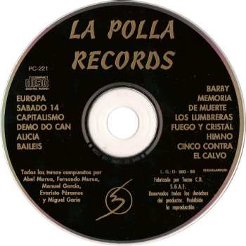 CD La Polla Records: Negro