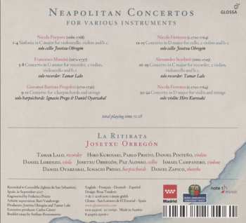 CD Josetxu Obregón: Neapolitan Concertos For Various Instruments