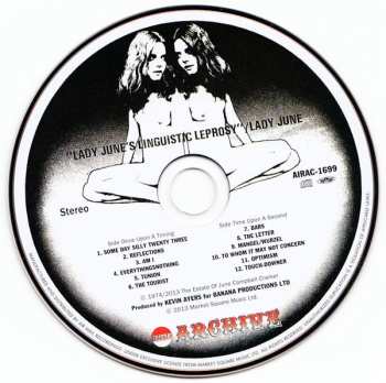 CD Lady June: Lady June's Linguistic Leprosy