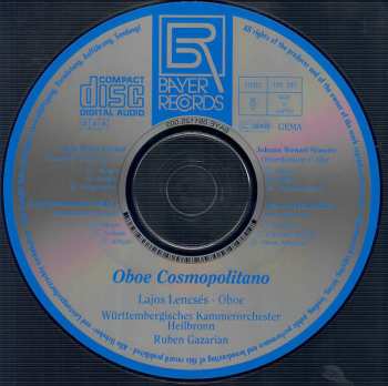 CD Württembergisches Kammerorchester: Oboe Cosmopolitano