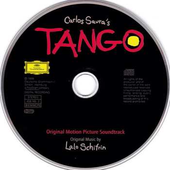 CD Lalo Schifrin: Carlos Sauras's Tango (Original Motion Picture Soundtrack)