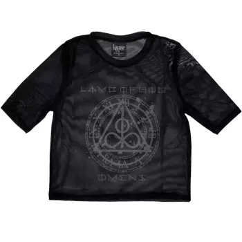 Frauen Crop Top Omens Clock