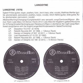 CD Langsyne: Langsyne