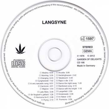 CD Langsyne: Langsyne