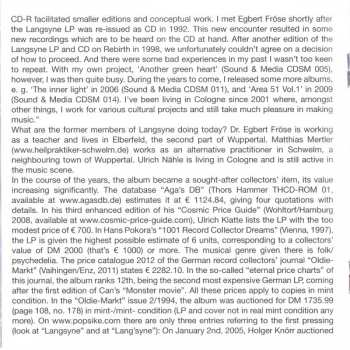 CD Langsyne: Langsyne