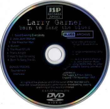 DVD Larry Garner: Born To Sang The Blues