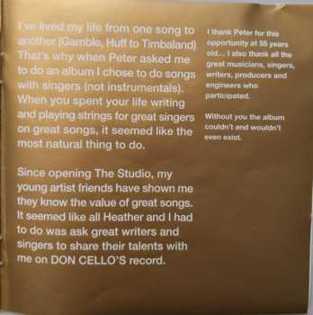 CD Larry Gold: Don Cello And Friends