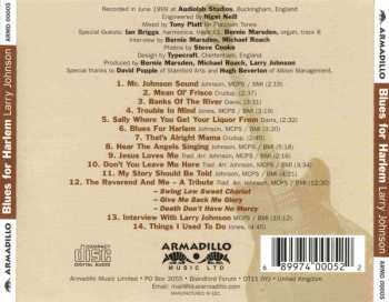 CD Larry Johnson: Blues For Harlem