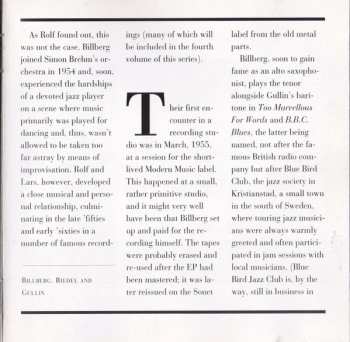 CD Lars Gullin: 1954/55 Vol 3 Late Summer