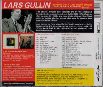2CD Lars Gullin: Bariton Sax + Lars Gullin Swings (The Complete Sessions)
