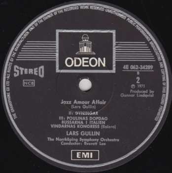 LP Lars Gullin: Jazz Amour Affair