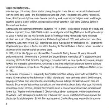 CD Michala Petri: [Blue] (Compositions And Arrangements By Lars Hannibal)