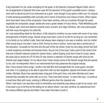 CD Michala Petri: [Blue] (Compositions And Arrangements By Lars Hannibal)