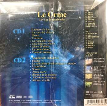 2CD Le Orme: Live In Pennsylvania