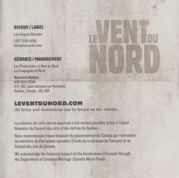 CD Le Vent Du Nord: Têtu