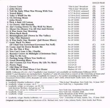 CD Leadbelly: Complete Recorded Works In Chronological Order: Volume 7 (1947–1949)