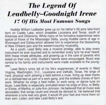 CD Leadbelly: The Legend Of Leadbelly: Goodnight Irene