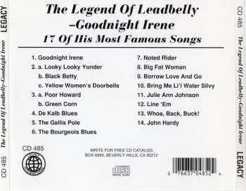 CD Leadbelly: The Legend Of Leadbelly: Goodnight Irene