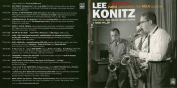 CD Lee Konitz: Lee Konitz In Europe '56 - Paris (Unreleased) And Köln Sessions