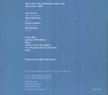 CD Paul Motian: Live At Birdland