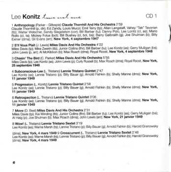 2CD Lee Konitz: Two Not One