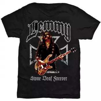 T-Shirt Iron Cross Stone Deaf Forever 