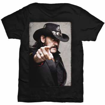 Merch Lemmy: T-Shirt Pointing Photo 