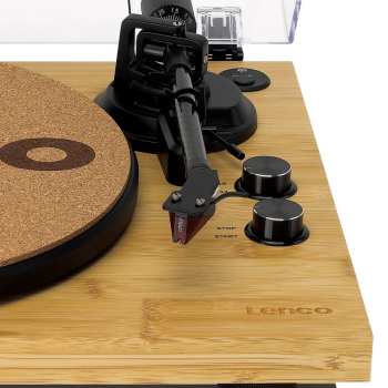Tontechnik Lenco LBT-335BA Dřevo + Ortofon 2M Red