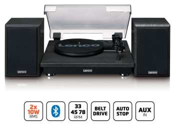 Tontechnik Lenco LS-100BK Černá
