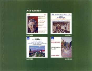 CD Lennox Berkeley: Chamber Music - Horn Trio / Flute Sonatina / Viola Sonata / Piano Quintet