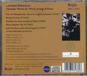 CD Lennox Berkeley: Chamber Works For Wind, Strings & PIano