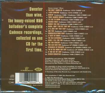 CD Lenny Welch: A Taste Of Honey (The Complete Cadence Recordings 1959-1964)