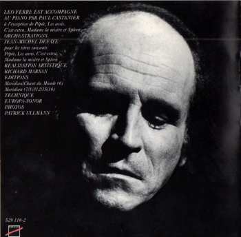 CD Léo Ferré: 1969 Récital En Public À Bobino