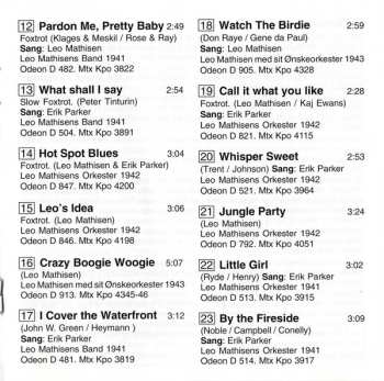 CD Leo Mathisen: Greatest Hits, Original Recordings 1941-1944