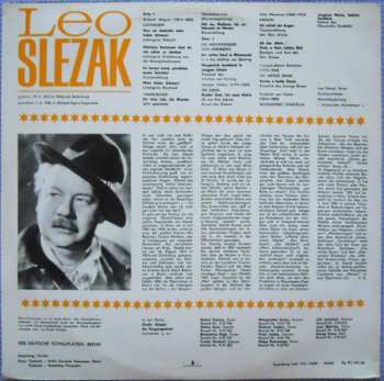 LP Leo Slezak: Leo Slezak Tenor