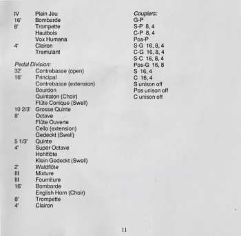 CD Leo Sowerby: Organ Music Of Leo Sowerby