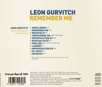CD Leon Gurvitch: Remember Me