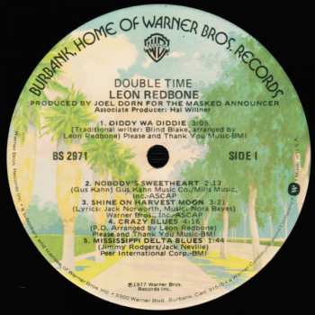 LP Leon Redbone: Double Time
