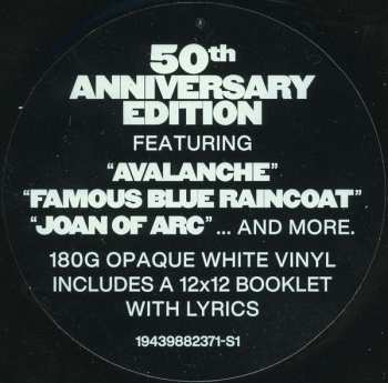 LP Leonard Cohen: Songs Of Love And Hate CLR