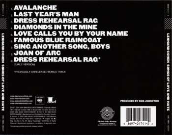 CD Leonard Cohen: Songs Of Love And Hate