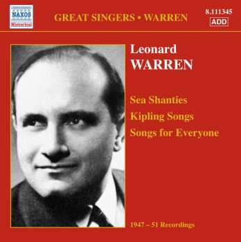 CD Leonard Warren: Leonard Warren II (Sea Shanties • Songs For Everyone • Songs Of Rudyard Kipling)