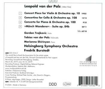 CD Helsingborgs Symfoniorkester: Leopold van der Pals: Klavierkonzert op.100