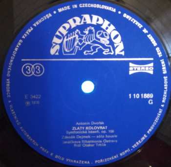 LP Antonín Dvořák: Taras Bulba / Zlatý Kolovrat