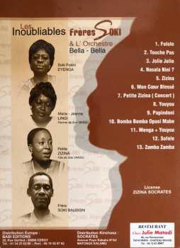 DVD Les Frères Soki: Les Inoubliables Frères Soki & L'Orchestre Bella Bella